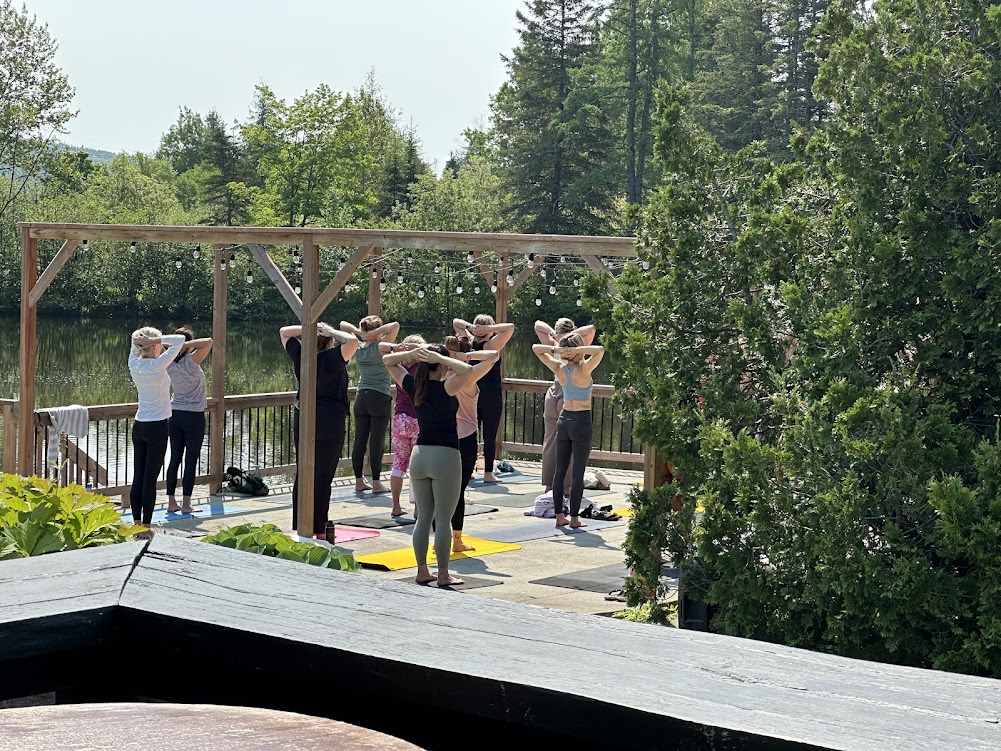 yoga extérieur
